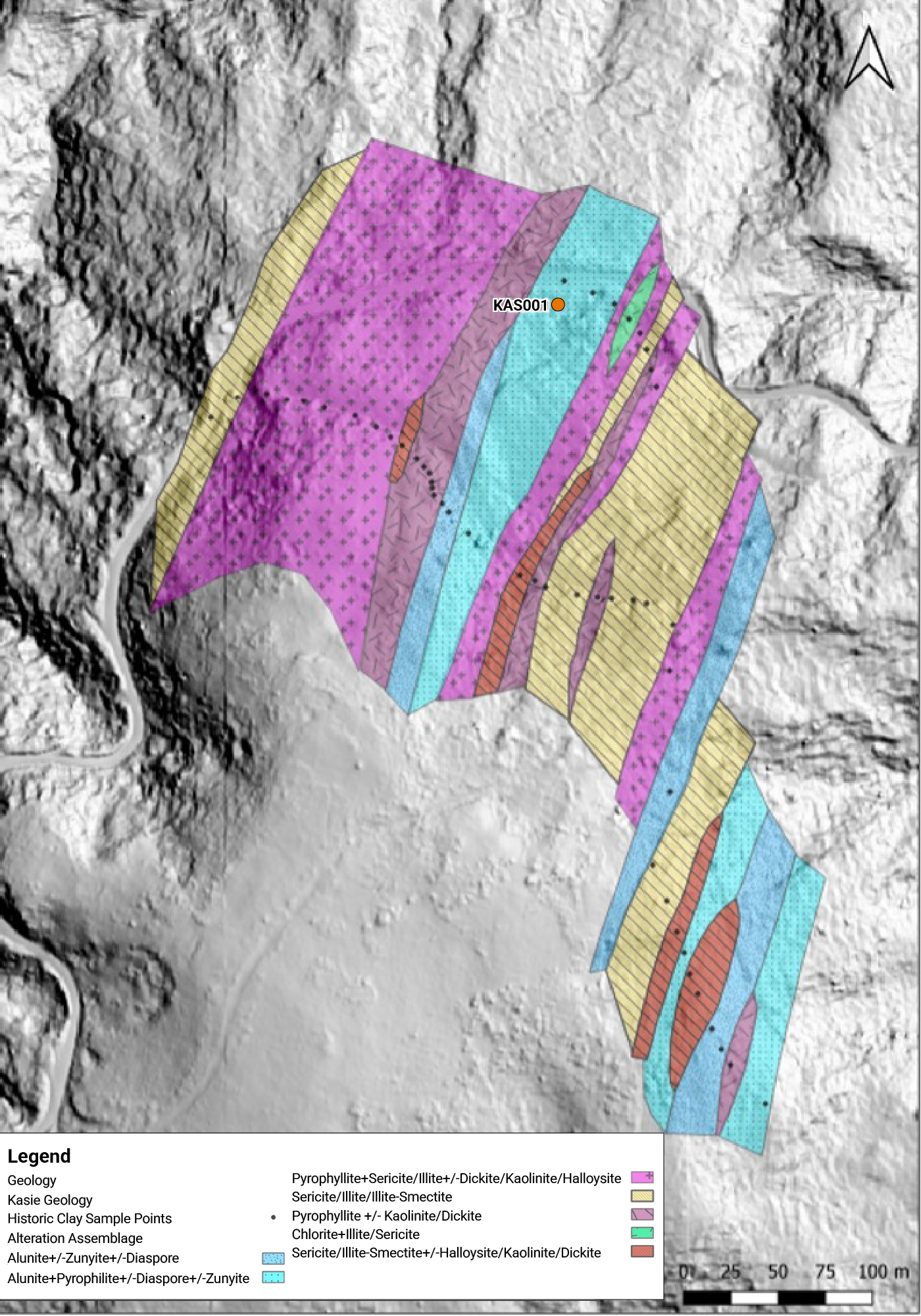 Figure2 Alteration Mineral Assemblage Map